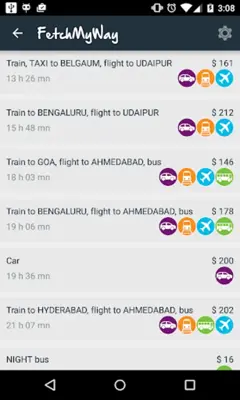 FetchMyWay android App screenshot 4